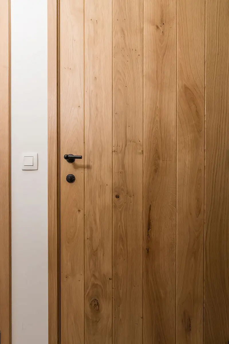 M91 Massief Franse Eik Rustiek in Ninove, gemaakt en geplaatst door Jacobs Binnendeuren (foto 3 van 6)
