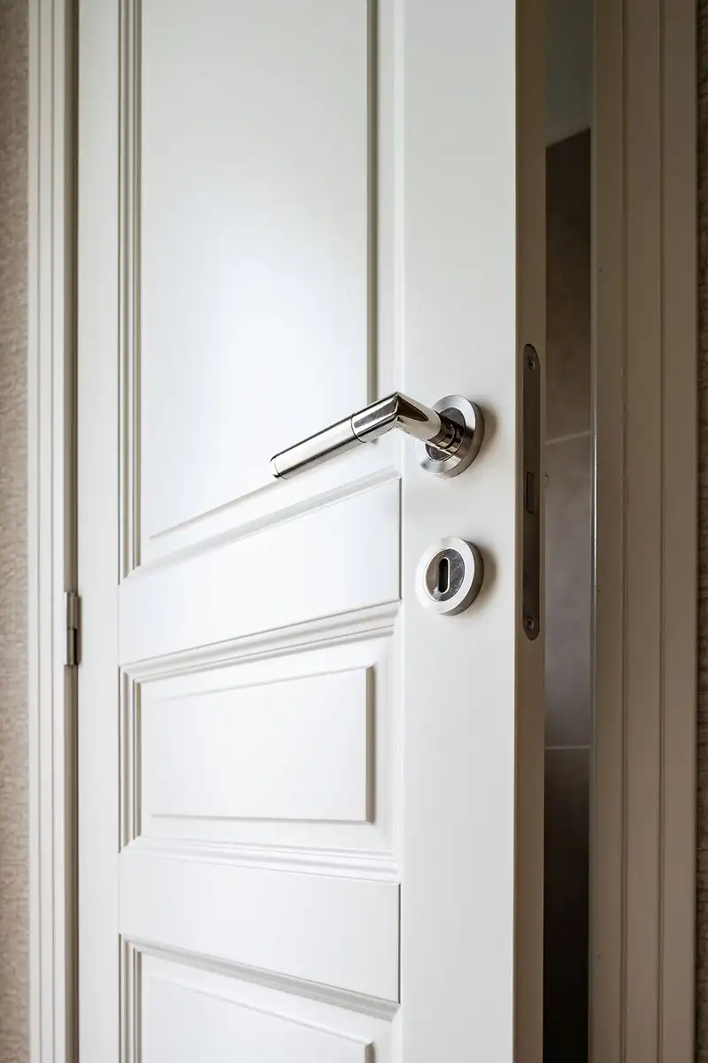 Style gamma vol MDF + vlakke deur tubespaan gelakt in Haaltert, gemaakt en geplaatst door Jacobs Binnendeuren (foto 4 van 6)